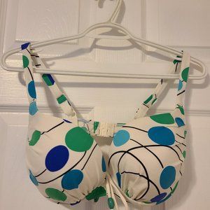 Empreinte Caraibes 2-piece swimsuit, 34E bikini top, Medium bikini midi brief